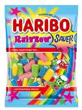 Haribo Fizz Rainbow želé s ovocnými příchutěmi 175g