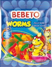 Bebeto Worm 80g