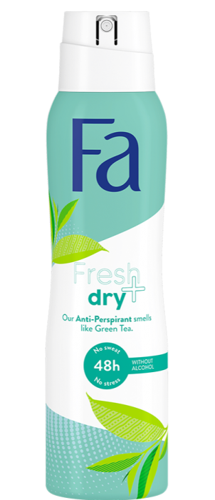 FA Deodoranty spray 150ml Fresh & Dry - Green Tea