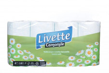 LIVETTE Camomile Toaletní papír 3 vrstvý 8ks