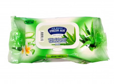 Fresh Air vlhčené ubrousky 120ks Aloe vera