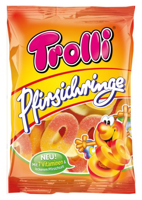 Trolli 200g Broskev kroužky