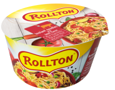 ROLLTON Instantní nudle v misce 75g Hovězí