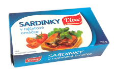 Viva - Sardinky v Tomatě 125g