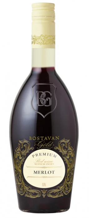 BOSTAVAN Gold Merlot červené 0,75L