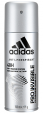 Adidas MEN Deodoranty Spray 150ml Pro Invisible