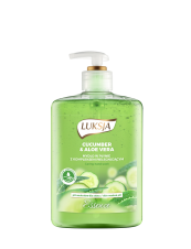 Luksja tekuté mýdlo Cucumber & Aloe vera 500ml