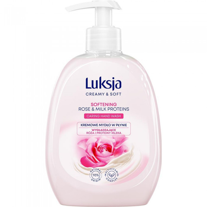 Luksja tekuté mýdlo Rose petals & Milk Proteins 500ml