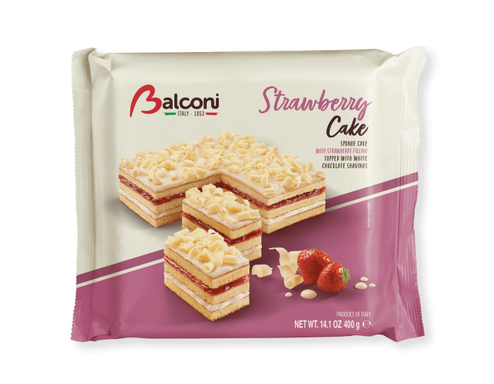 Balconi Strawberry dort 400g