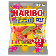 Haribo Pommes fizz želé s ovocnými příchutěmi 200g