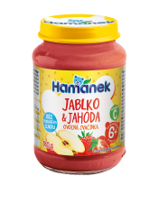 Hamánek Jablko & Jahoda ovocná svačinka 180g