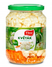 Viva - Květák nakládaný s mrkví 670g