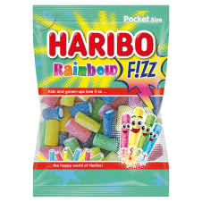Haribo 85g Fizz Rainbow želé s ovocnými příchutěmi