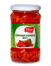 Viva - Paprika červená řezaná 330g