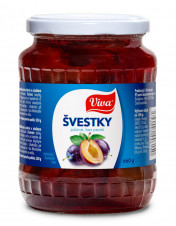 Viva - Švestky půlené 660g