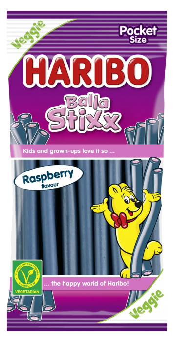 Haribo Balla stixx želé s ovocnou příchutí Raspberry&Blackberry 80g