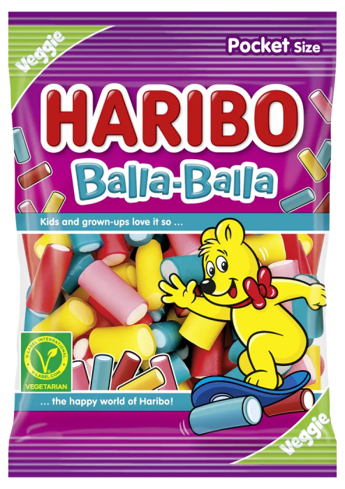 Haribo Balla-balla želé s ovocnými příchutěmi 100g