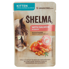 Shelma 85g kapsička pro kotě s lososem a rakytníkem