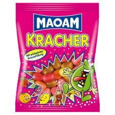 Maoam Kracher žvýkací bonbony se šumícím práškem 2,7% v náplni, částečně s příchutí coly 200g