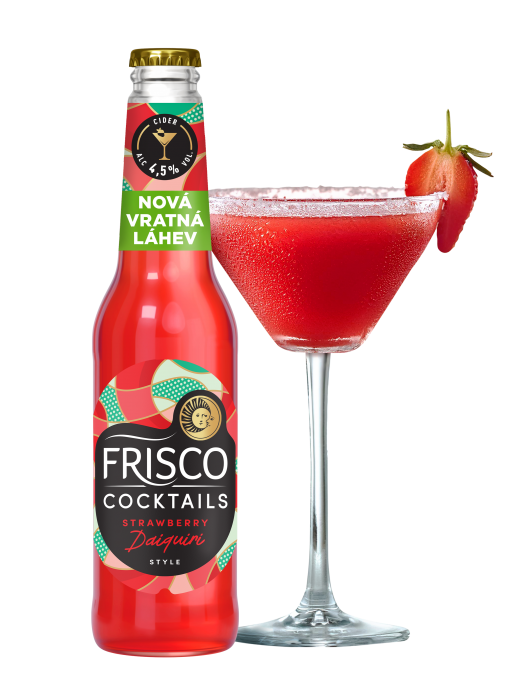 FRISCO 0,33L Strawberry Daiquiri ***Vrátní láhev