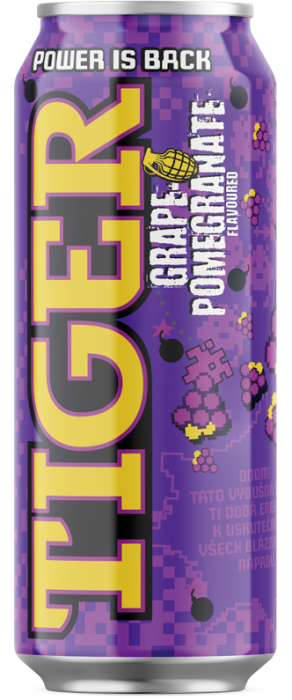 TIGER 0,5l Grape Pomegranate