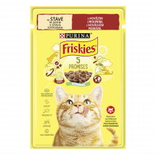 FRISKIES kapsička 85g s hovězím