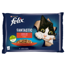 FELIX Fantastic Multipack (4x85g) s hovězím a kuřetem v želé