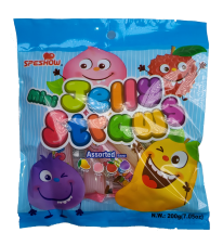 Jelly Straws mini - Želé trubičky v různém příchutím 200g