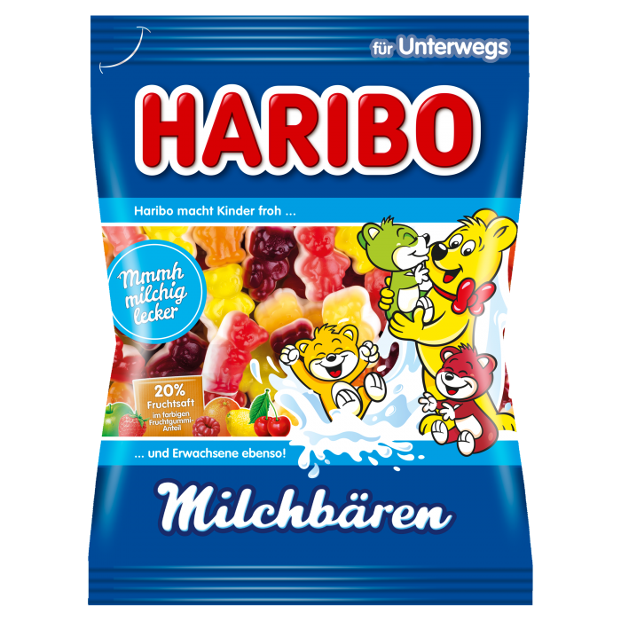 Haribo Milchbären ovocné želé 85g
