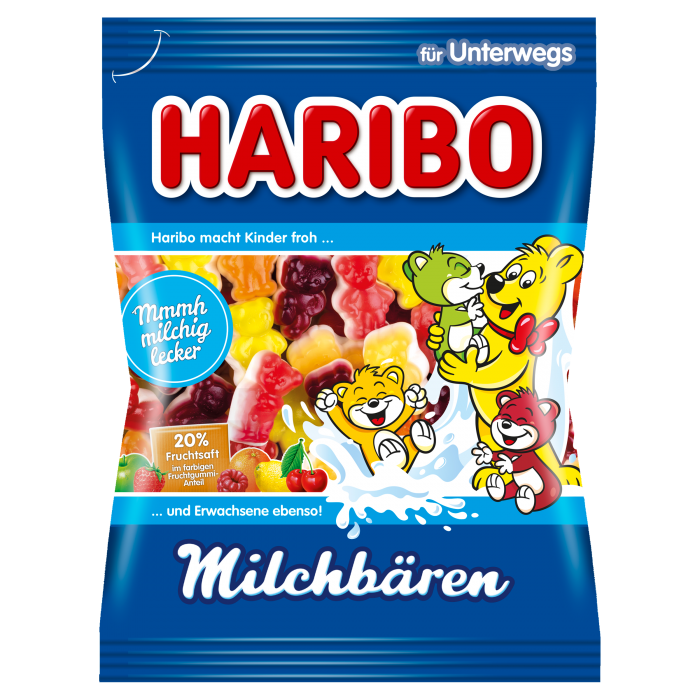 Haribo 85g Milchbären ovocné želé