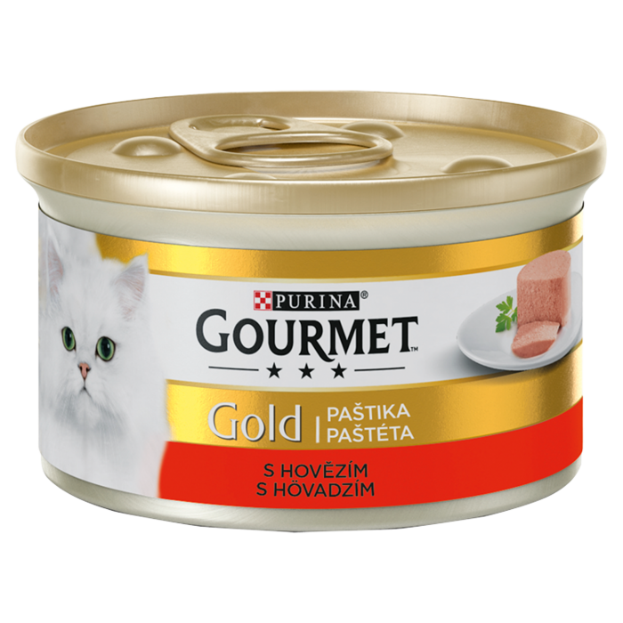 GOURMET Gold 85g paštika s hovězím