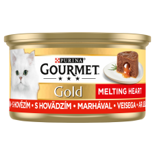 GOURMET Gold 85g Melting heart - paštika s omáčkou uvnitř, s hovězím