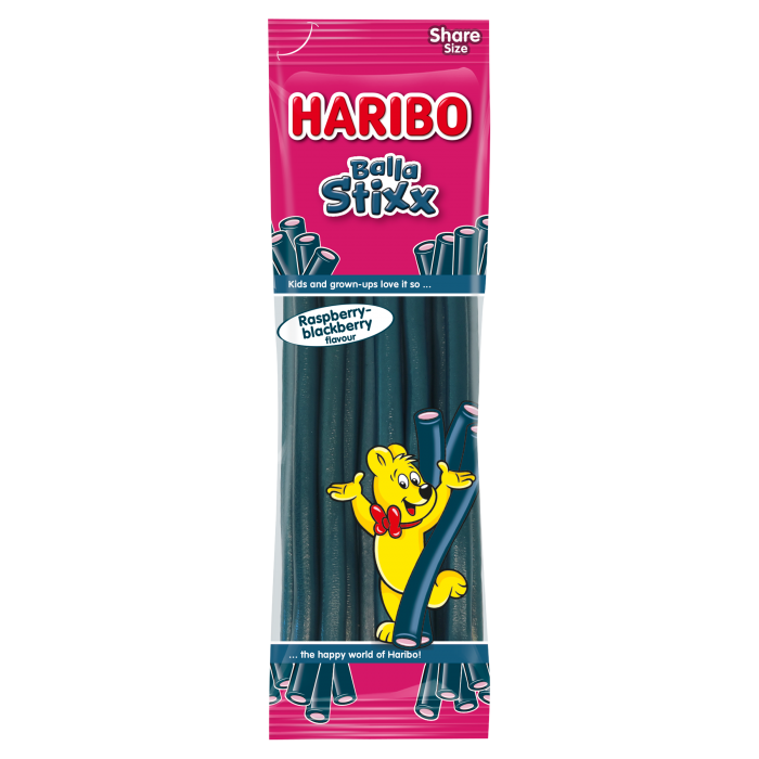 Haribo Balla Stixx 200g Raspberry & Blackberry želé