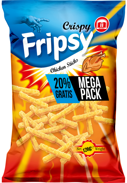 FRIPSY Mega Pack sticks - 120g Kuře