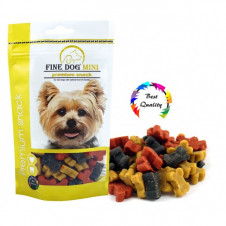 FINE DOG MINI Kostičky Soft MIX 100g