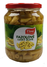 Viva - Fazolky žluté 650g