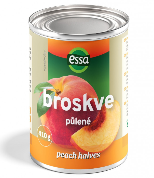 ESSA BROSKVE půlené 410g