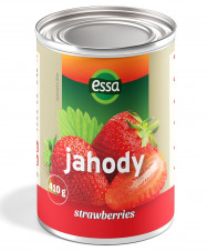 ESSA JAHODY kompot 410g