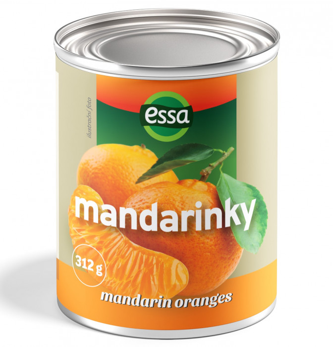 ESSA MANDARINKY loupané celé 312g