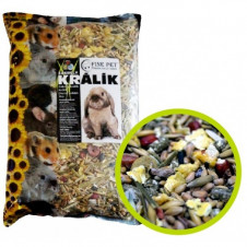 FINE PET Zakrslý Králík Premium 800g - SÁČEK