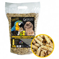 FINE PET Dřevěná podestýlka 10litrů / 6kg - SÁČEK