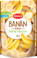 Emco - Mrazem sušený banán 40g