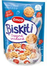 Emco - Biskiti mléční s jahodami 350g