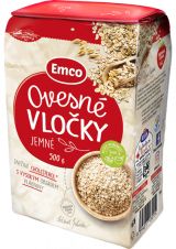 Emco - Ovesné vločky jemné 500g