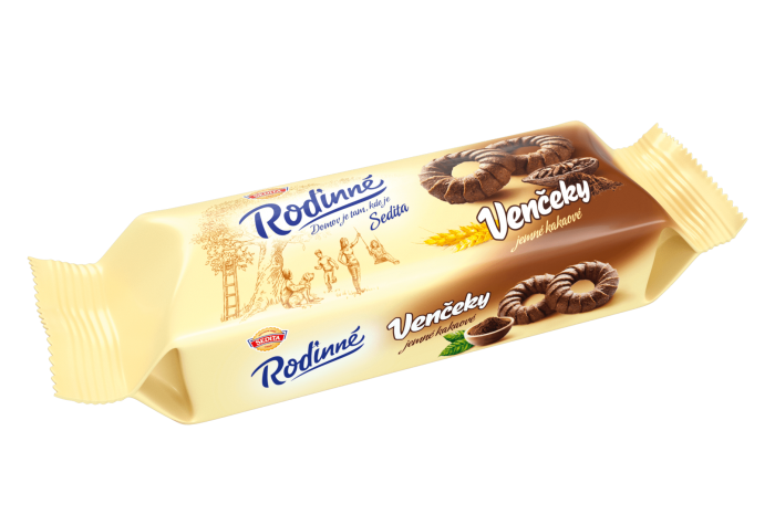 Rodinné Věnečky kakaové 100g+20%