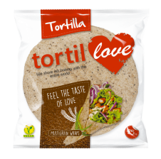 Tortillove vicezrnné 240g ( 4ks o průměru 25cm )