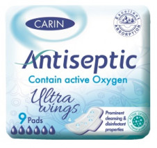 Carin Anti Septic Ultra Wings 9ks 00573