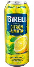 Birell Nealkoholické pivo plech 0,5l Citrón & Máta