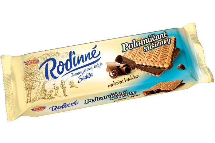 Rodinné Polomáčené sušenky - Mléčné 100g