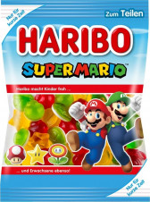 Haribo Super Mario želé cukrovinky s ovocnými příchutěmi 175g